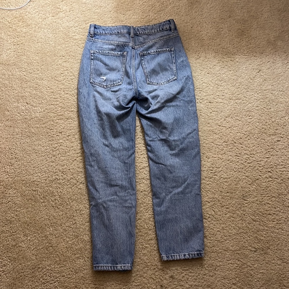 pacsun mom jeans light blue ripped - Picture 2 of 2